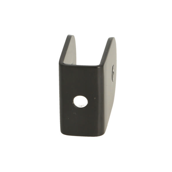 U-Bracket SS-304, Black Finish F/18mm Panel, F/Toilet Cubi-