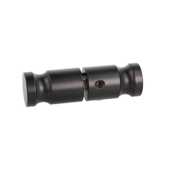 Door Knob SS-304 For Toilet Cubicles, ø25x40mm, Black Finish