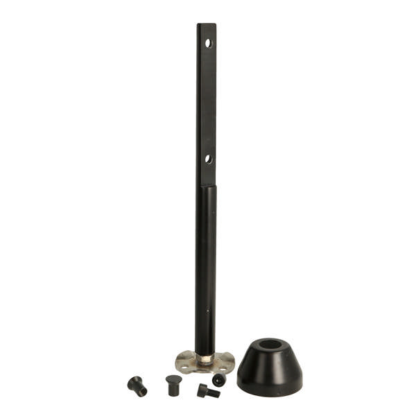 Panel Support Leg 140-160mm, F/Panels from 6mm, SS304 Black