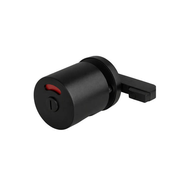 Turn & Release Handle SS-304, Black,W/Indicator Knob,F/Inset