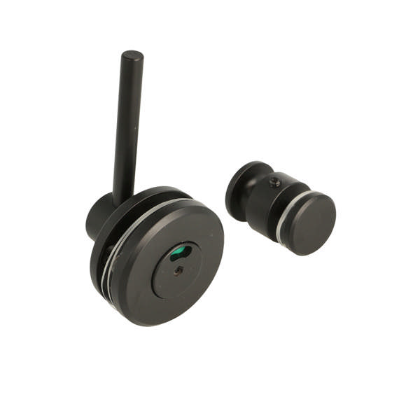 Turn & Release Handle SS-304, Black, F/Glass & Wood, F/Inset