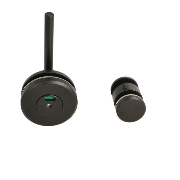 Turn & Release Handle SS-304, Black, F/Glass & Wood, F/Inset