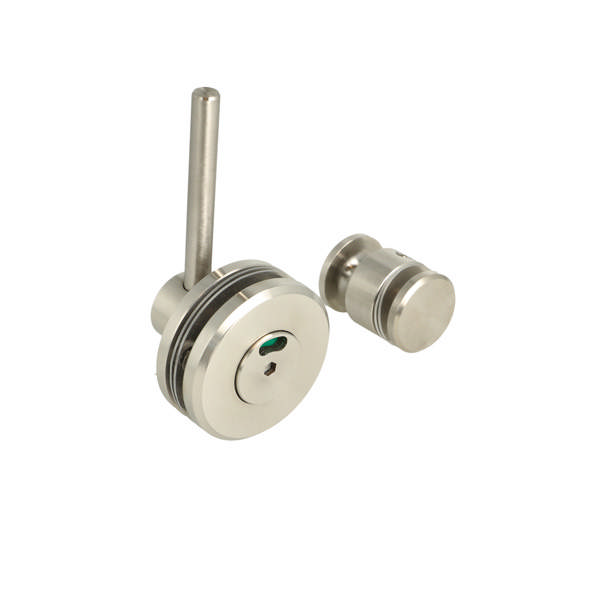 Turn & Release Handle SS-304, F/Glass & Wood, F/Inset Doors,