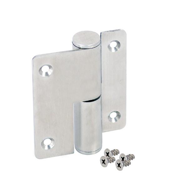 Door Hinge 94x70x2.5mm, Up/Down, SS304 Brushed, LH, Overlay