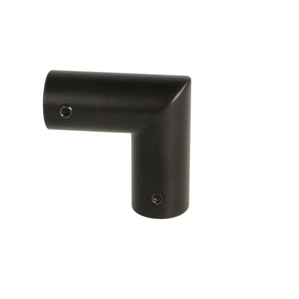 Bar To Bar Connector 90DG, 60x60mm, SS-304,  Black Finish,