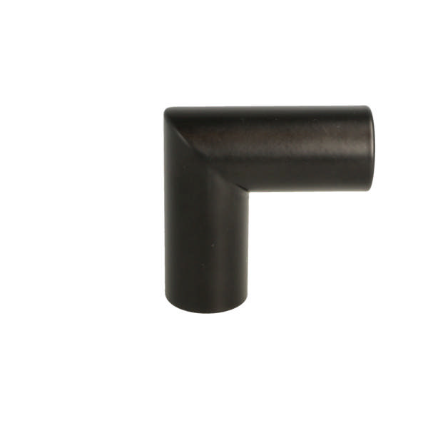 Bar To Bar Connector 90DG, 60x60mm, SS-304,  Black Finish,