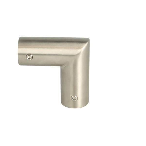 Bar To Bar Connector 90DG, 60x60mm, SS-304,  F/ø19mm Tubes