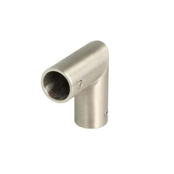 Bar To Bar Connector 90DG, 60x60mm, SS-304,  F/ø19mm Tubes