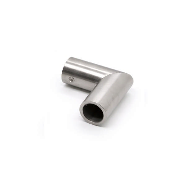 Bar To Bar Connector 90DG, 60x60mm, SS-304,  F/ø19mm Tubes