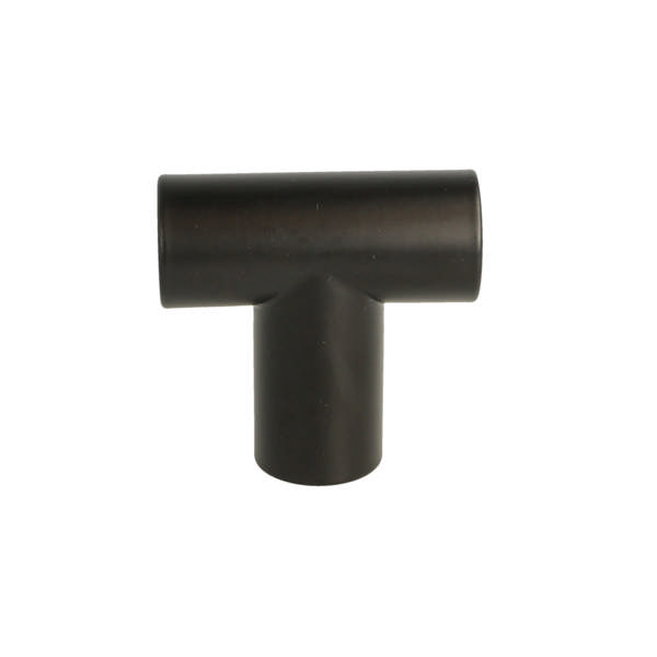 T-Shaped Connector F/3 Bars, 60x60mm, SS304, Black Finish,