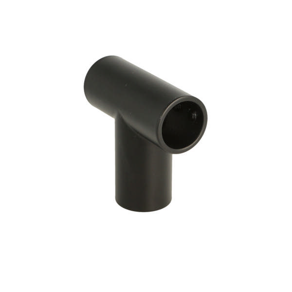 T-Shaped Connector F/3 Bars, 60x60mm, SS304, Black Finish,