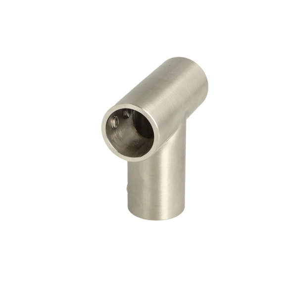 T-Shaped Connector F/3 Bars, 60x60mm, SS304,  F/ø19mm Tubes