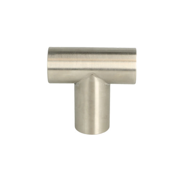 T-Shaped Connector F/3 Bars, 60x60mm, SS304,  F/ø19mm Tubes