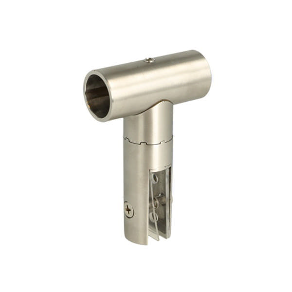 Adjust. T-Shaped Connector F/2 Bars & Panel, 60x93mm, SS304,