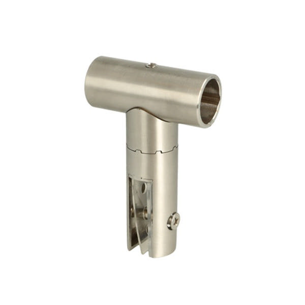 Adjust. T-Shaped Connector F/2 Bars & Panel, 60x93mm, SS304,