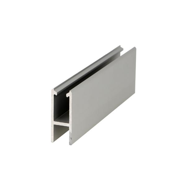 Glass Alu H-Rail, F/Glass System #2740 Doors, 3 Meters