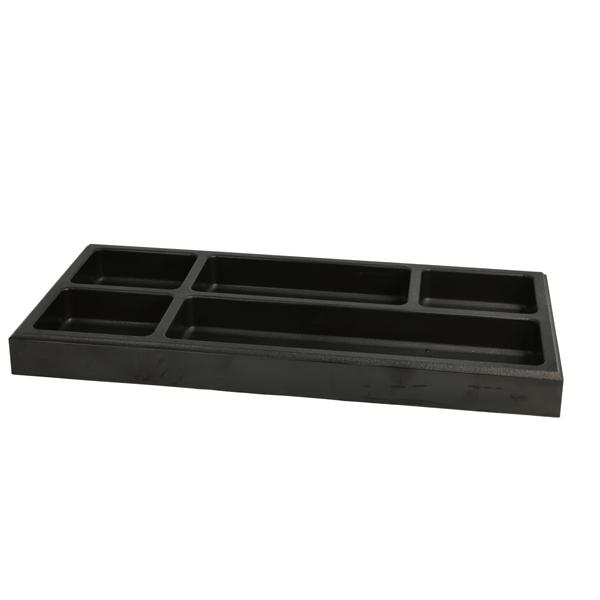 Pencil Tray, Model F-806, Black ABS, 302x140x25mm