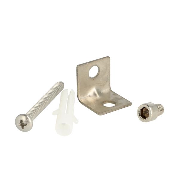 Extra L-Bracket 20x20mm,M6x8mm Bolt, Screw & Plug, F/