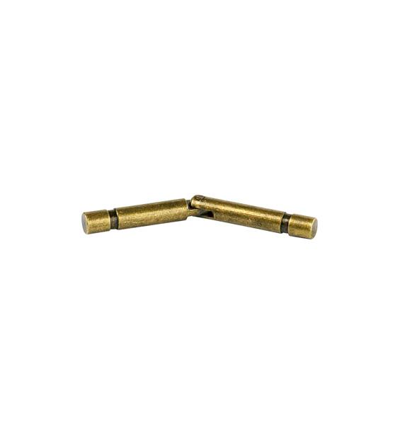 Mini Brass Cylinder Hinge, Bronze Plated, ø 3,5 x 38mm