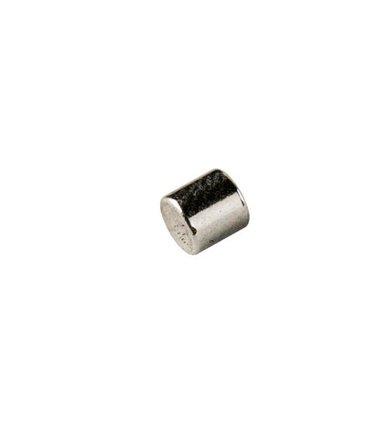 Magnet ø4x3mm, NdFeB Magnetic, Bright Zinc Plated